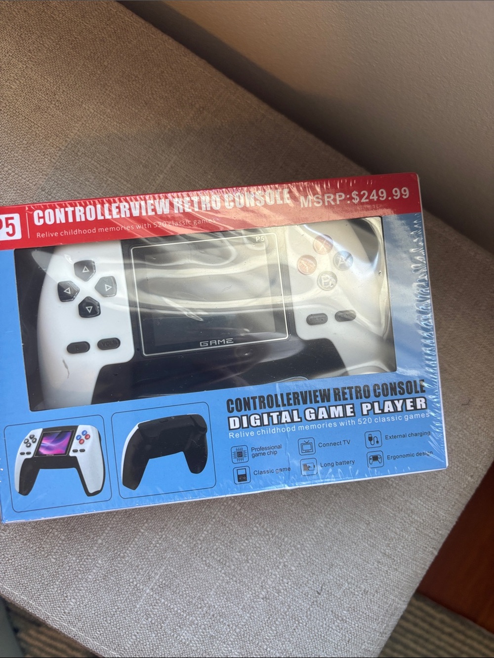 ControllerView Retro Console Handheld - White - Picture 2 of 3